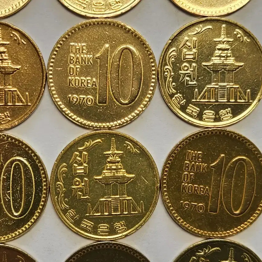 [BUNJANG] 1970 10 Won Copper Coins (30 pcs) / 귀한 적동1970년 10원 30점