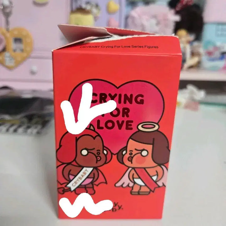 [BUNJANG] Pop Mart Crybaby Love Series Devil (Box Opened) / (박스만개봉/카드x) 팝마트 크라잉베이비 러브시리즈 악마