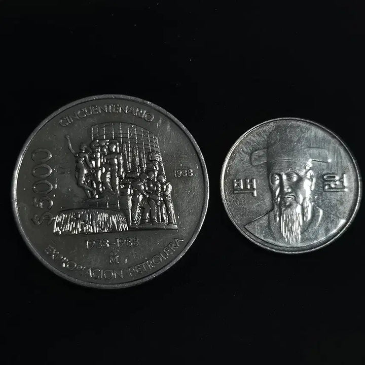 [BUNJANG] 1988 Mexico 5000 Pesos Coin Commemorating 50th Anniversary of Oil Industry Nationalization / 1988년 멕시코 석유 산업 국유화 50주년 기념 5000페소 동전