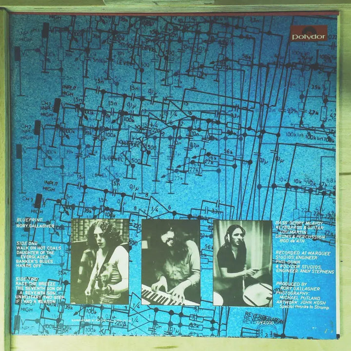 [BUNJANG] Rory Gallagher Blueprint 1973 Japan LP / Rory Gallagher Blueprint 일본 1973년 LP