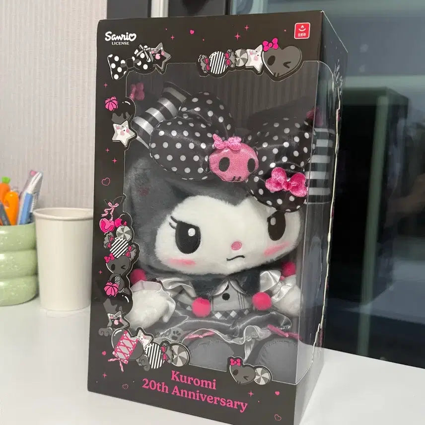 [BUNJANG] Sanrio Kuromi 20th Anniversary Limited Edition Plush Doll / 산리오 쿠로미 20주년  기념 인형