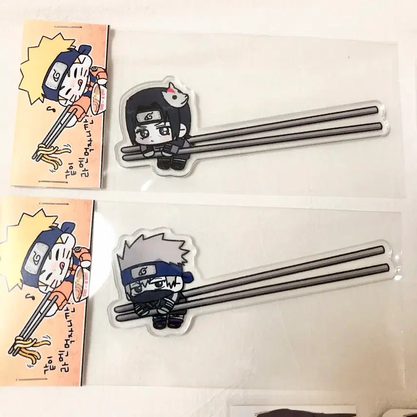[BUNJANG] Mingugu Naruto Chibi Acrylic Standees Kakashi &amp; Itachi (Sealed), Sasuke Postcard &amp; Photocards Set / 밍구구님 나루토 통판 원가양도 카카시,암부이타치 아크릴 사스케 포토카드