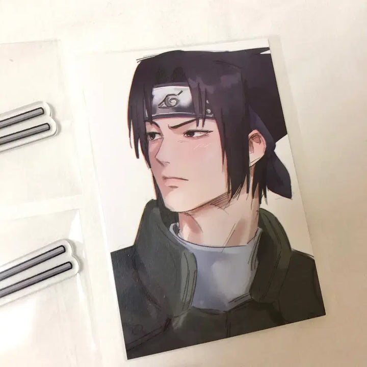 [BUNJANG] Mingugu Naruto Chibi Acrylic Standees Kakashi &amp; Itachi (Sealed), Sasuke Postcard &amp; Photocards Set / 밍구구님 나루토 통판 원가양도 카카시,암부이타치 아크릴 사스케 포토카드