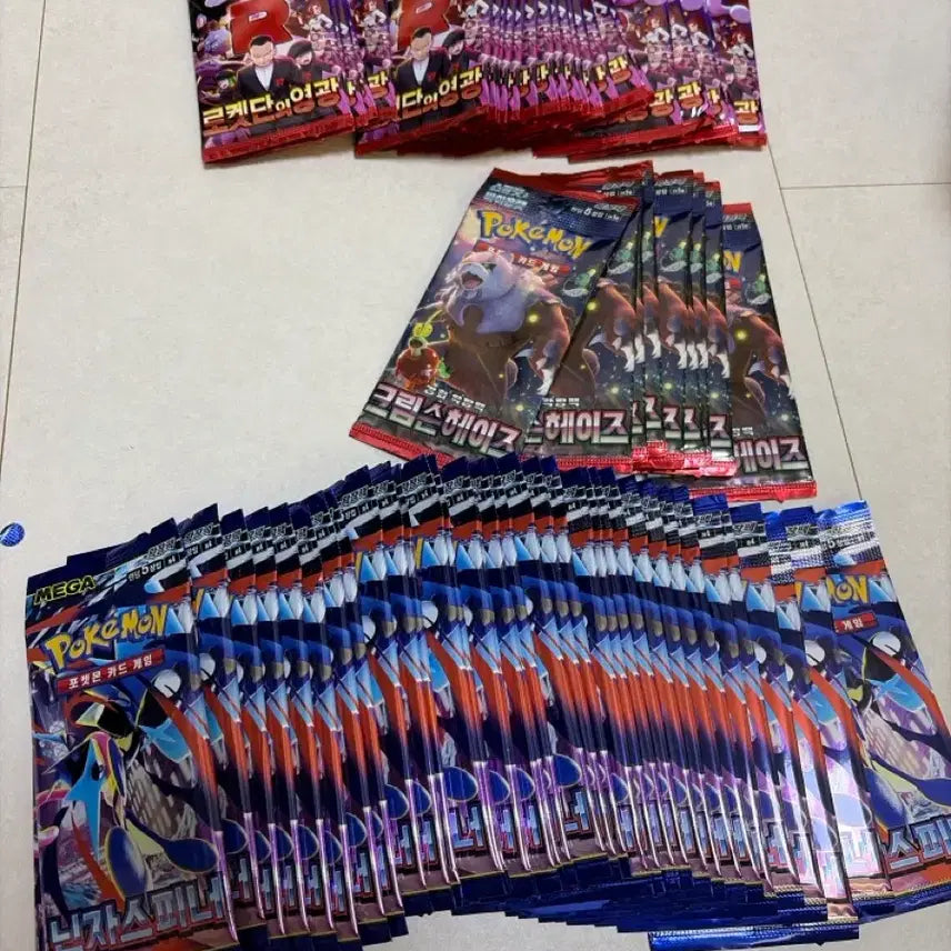 [BUNJANG] Ninja, Rocket Team, Crimson Individual Packs / 닌자39팩 로켓단25팩 크림슨 9팩 일괄 팔아요(서비스 AR 3장)
