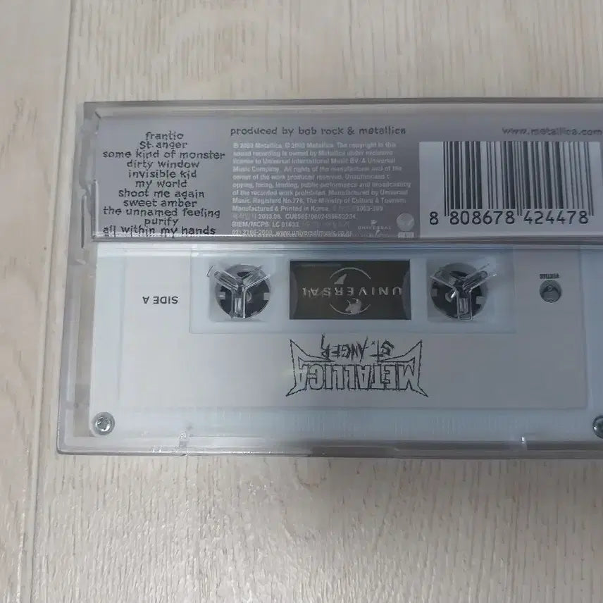 [BUNJANG] Metallica St. Anger Cassette Tape (Sealed) / 메탈리카 St. Anger 미개봉 카세트 테이프