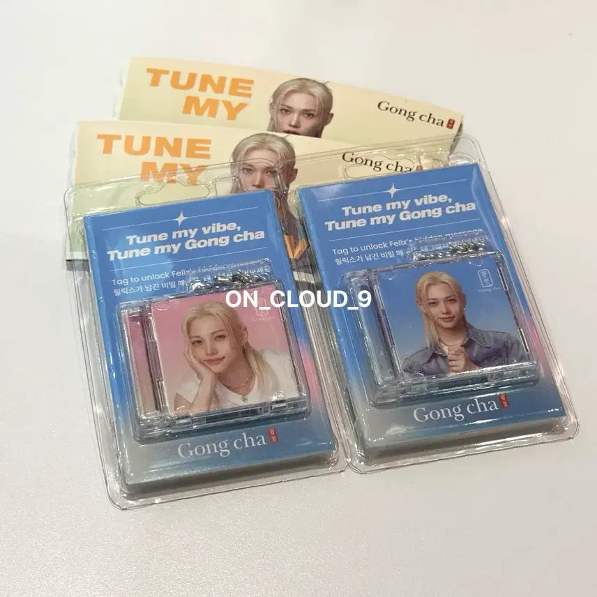 [SOLD OUT] (일괄) 공차 스트레이키즈 필릭스 CD 보이스 키링 2종 세트