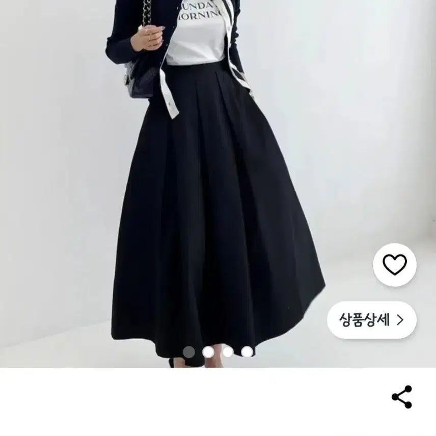[SOLD OUT] 데이로그 핀턱 플리츠 A라인 밴드 맥시 롱스커트