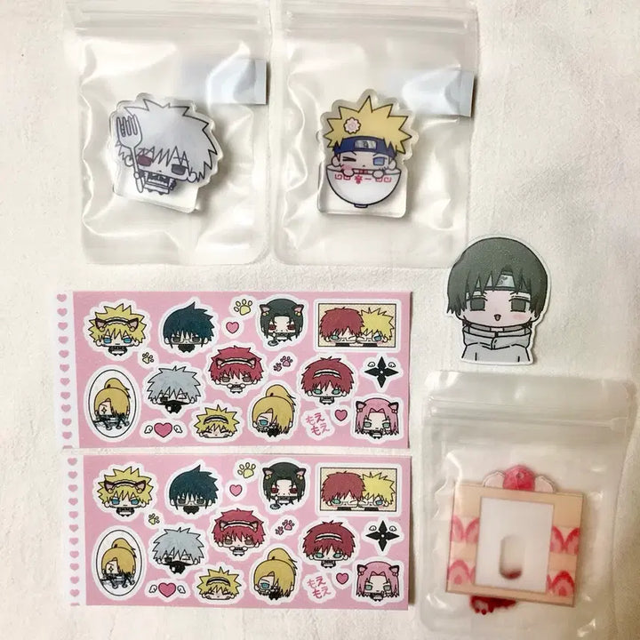 [BUNJANG] Sam-il Naruto Acrylic Standee, Sticker, and Photo Holder Set / 삼일님 나루토 통판 원가양도 암부카카시 아크릴,스티커,증사홀더 비공굿