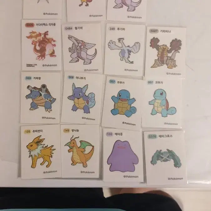 [BUNJANG] Pokemon Ddibudibussil Bundle Set / 포켓몬 카드 띠부띠부씰 일괄 판매합니다.