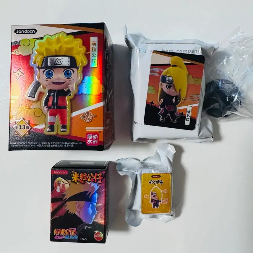 [BUNJANG] Naruto Deidara 2-Type Set Figure / 나루토 쌀알 피규어, 데이다라 피규어, 데이다라 2종 세트
