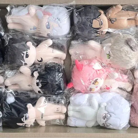 [BUNJANG] 20cm Unbranded Cotton Doll - Ash Grey Night / 무속성 솜인형 20cm 잿빛 흑야