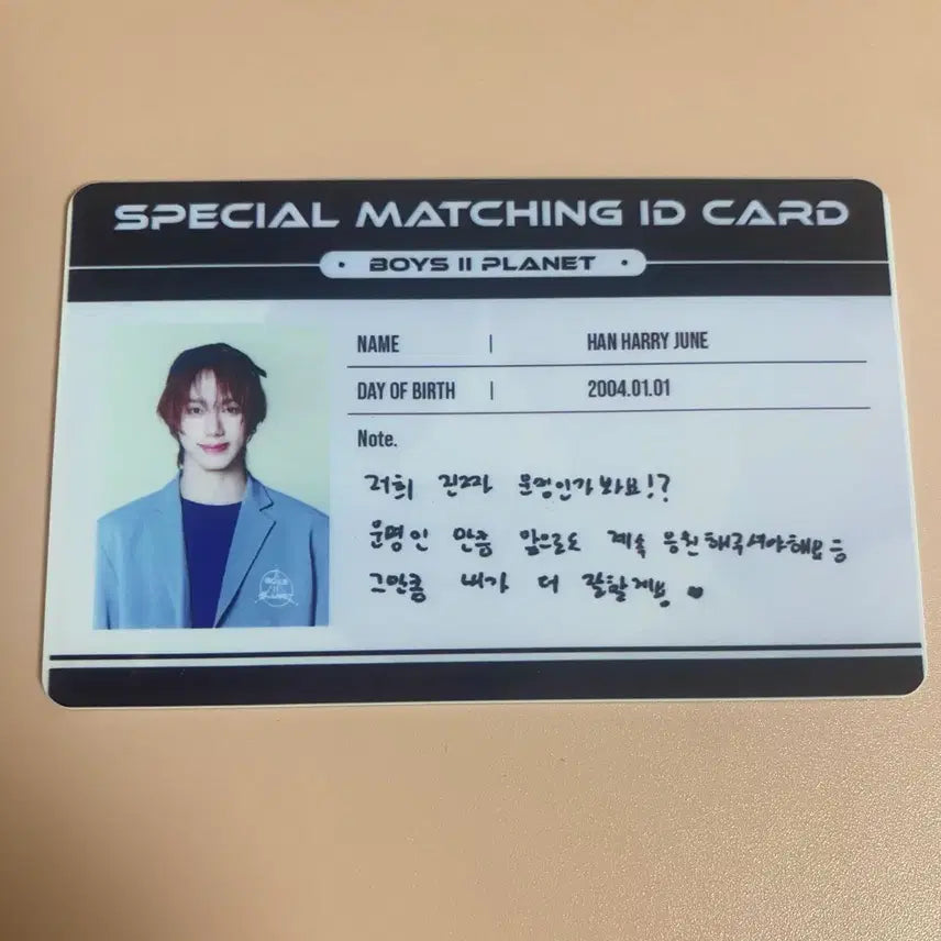 [BUNJANG] DKB Han Haeri ID Card / 보플 전시회 한해리준 아이디카드 다크비