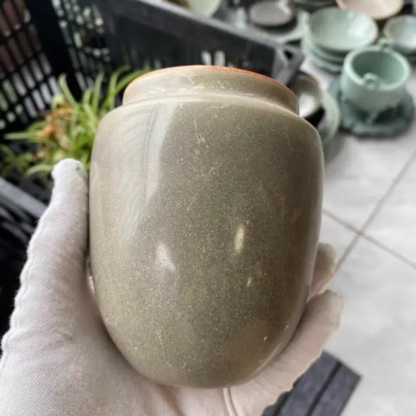 [BUNJANG] Authentic Yuan Dynasty Late Period Longquan Celadon Vase / 진품 원나라말기  용천요 (운송시간13일)