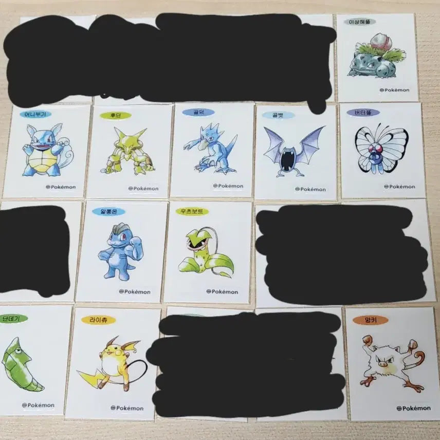[BUNJANG] Pokemon Artwork Sticker Individual Sale / 포켓몬 아트워크 띠부씰 개별판매