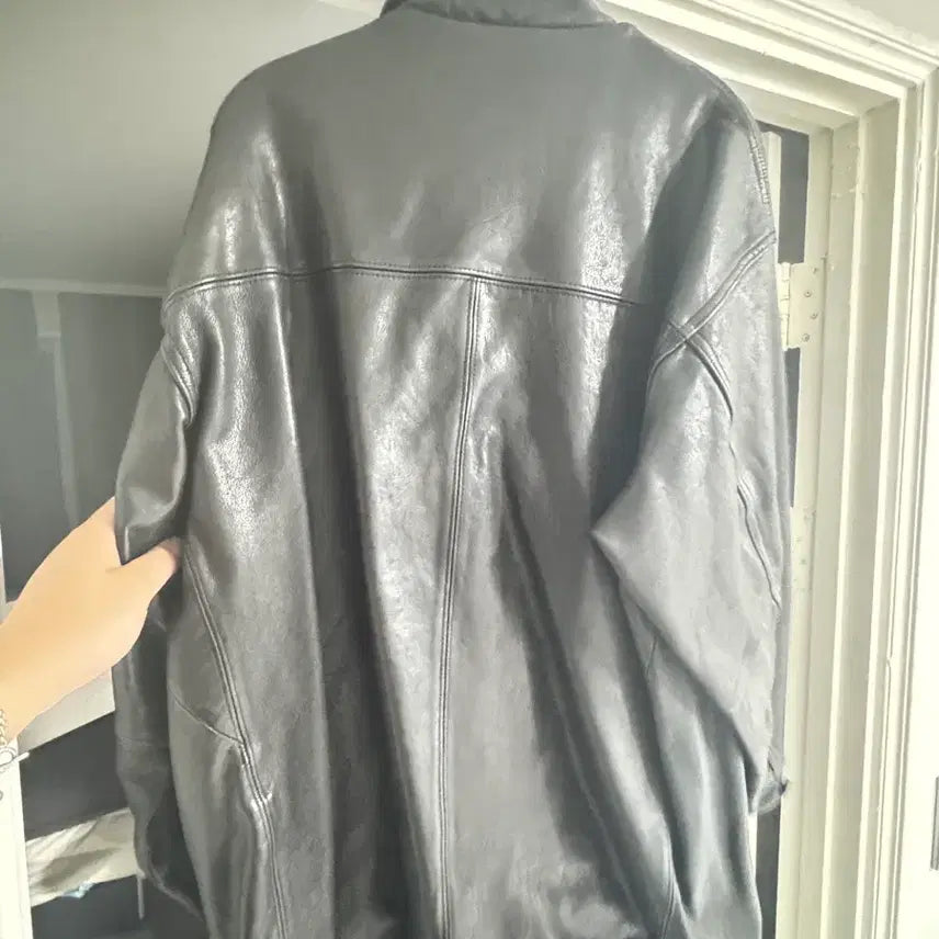 [BUNJANG] Espionage Sheepskin Leather Car Coat XL / 에스피오나지 쉽스킨 레더 카코트 XL 3회첫