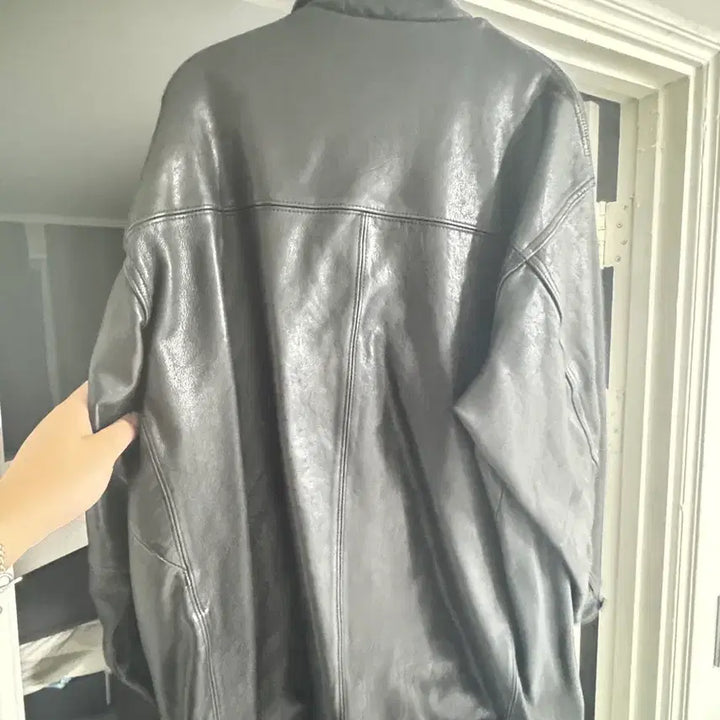 [BUNJANG] Espionage Sheepskin Leather Car Coat XL / 에스피오나지 쉽스킨 레더 카코트 XL 3회첫