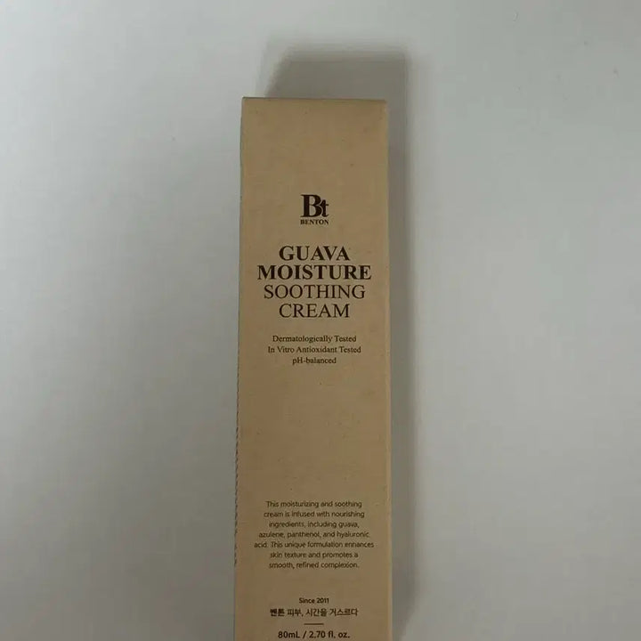 [BUNJANG] Benton Guava Moisture Soothing Cream 80ml / 벤튼 구아바 수분 진정 크림 80ml