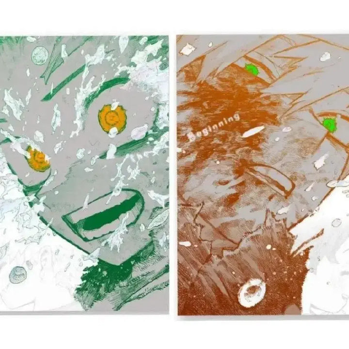 [BUNJANG] My Hero Academia: The Beginning Original Art Exhibition Midoriya Bakugo Poster / [택포 11.5] 미개봉 나의 히어로 아카데미아 원화전 더비기닝 포스터