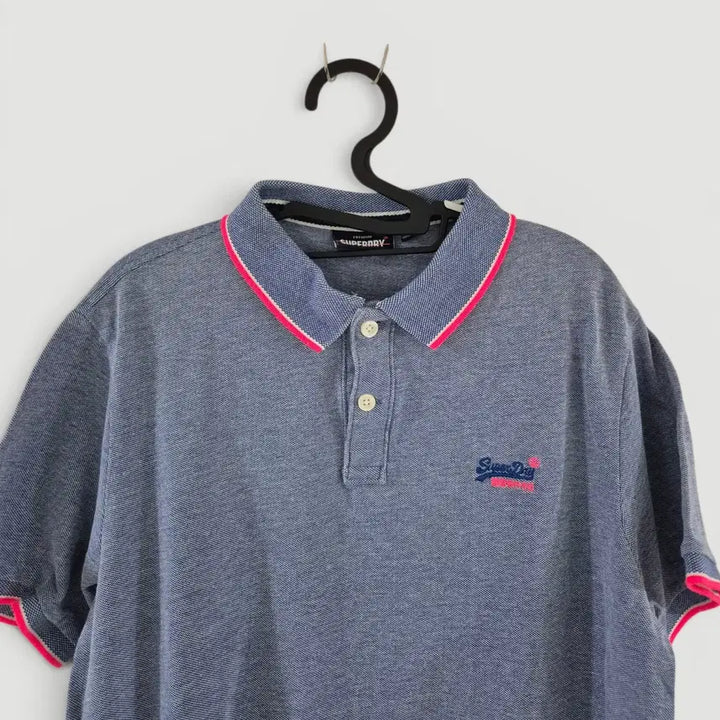 [BUNJANG] Superdry Short Sleeve Polo T-shirt / [100~105]슈퍼드라이 카라티 반팔