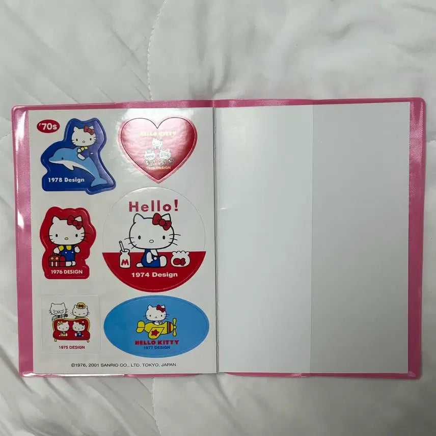 [BUNJANG] Vintage Poodle Kitty Sticker Set Case / 새상품 고전 푸들 키티 스티커 세트 케이스