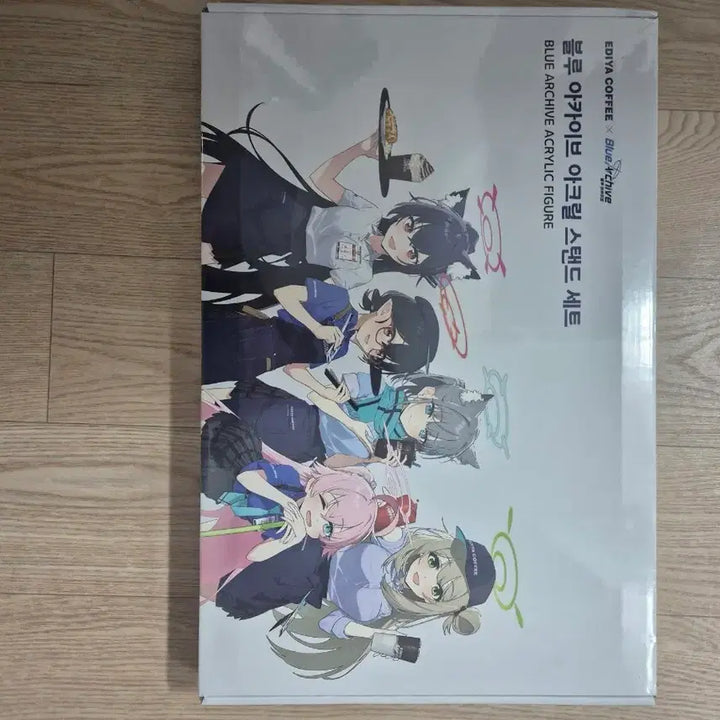 [BUNJANG] Blue Archive x Ediya Coffee Collaboration Acrylic Stand Set / 블루아카이브 이디야 콜라보 아크릴 스텐드