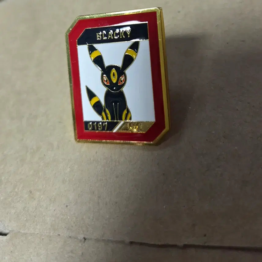 [BUNJANG] Pokemon Blackie Brooch / 포켓몬스터 이삭토스트 블래키 뱃지
