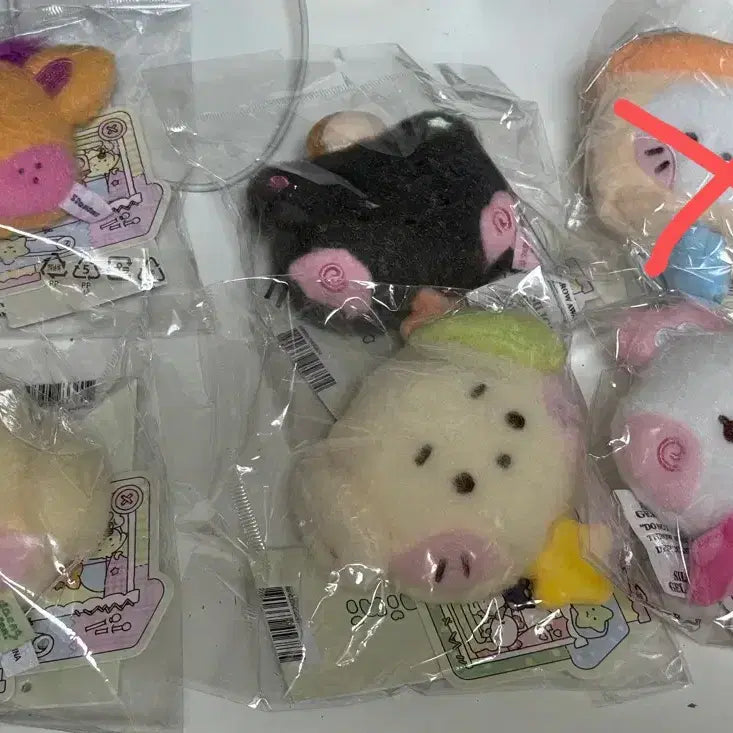 [BUNJANG] NCT Wish Nini Line Pop-up MD Dangt Dingo Rrrnch Doll Tape Keychain / 원가양도) 엔시티 위시 니니 라인 팝업 엠디 댕트 룐룐 인형 줄자 키링