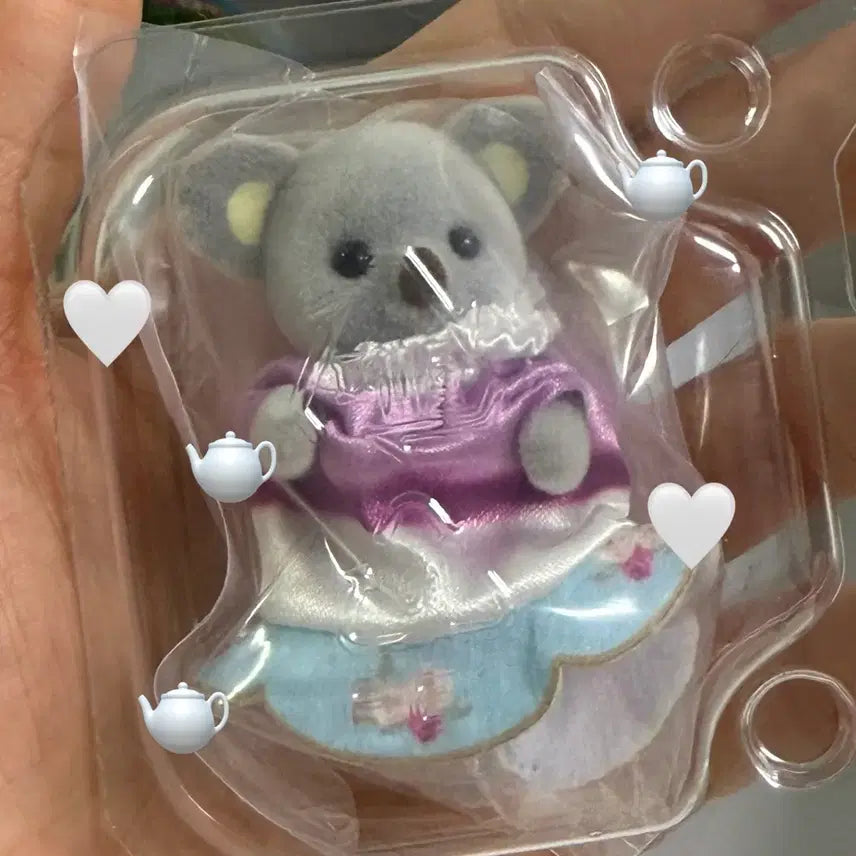 [BUNJANG] Sylvanian Families Koala Tea Time Cake Set / 실바니안 티타임 케이크 코알라