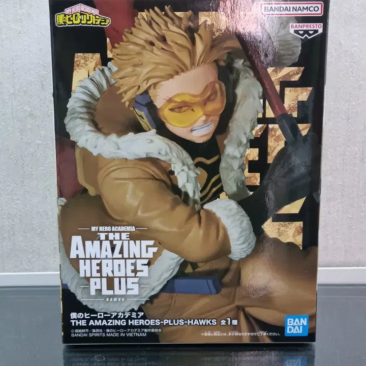[BUNJANG] My Hero Academia Hawks Amazing Heroes Plus 1 Banpresto Figure (Sealed) / 나히아 호크스 어메이징 히어로 플러스 1 반프레스토 미개봉 피규어