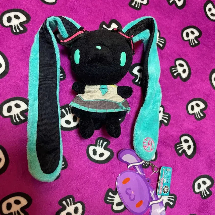 [BUNJANG] Official Hatsune Miku Rabbit Collaboration Mascot Plush / 정품 하츠네미쿠 범용토끼 콜라보 인형