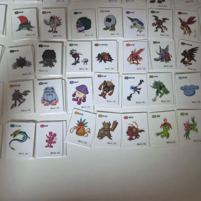 [BUNJANG] Digimon Sticker Pack / 디지몬 띠부씰 개당 1000