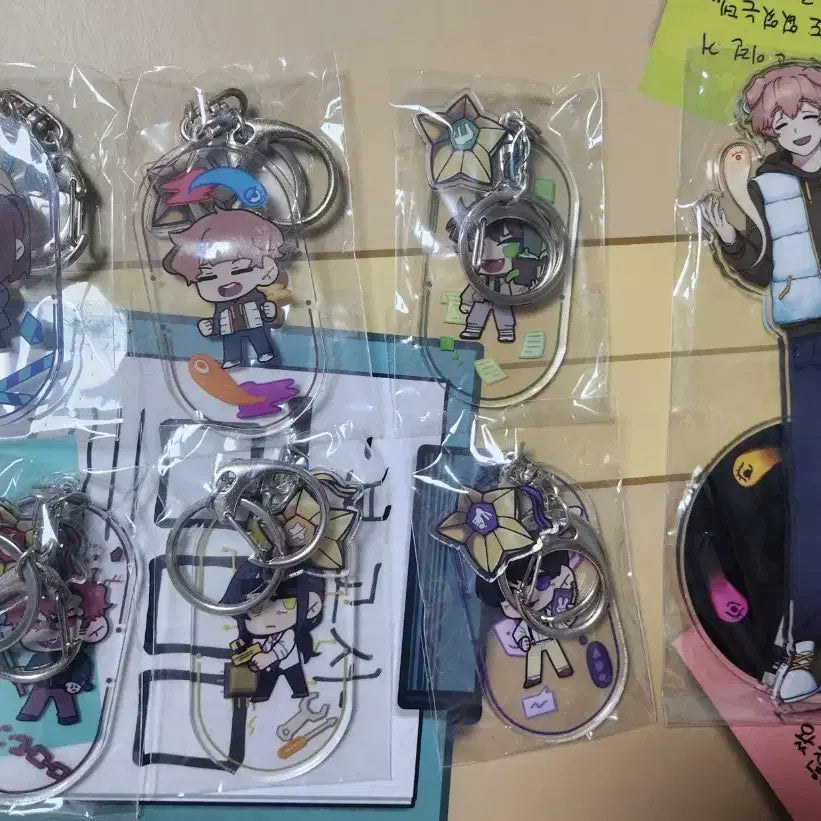 [BUNJANG] Misu Ban All Members Keychain &amp; Duckgaey Acrylic Stand Bundle Set / 6월5일까지 일괄할인)미수반 키링 올멤, 미수반 덕개 아크릴 스탠드