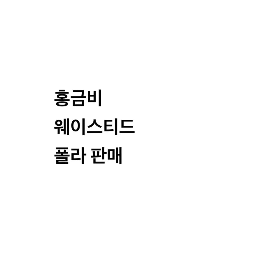 [BUNJANG] Hong Gum-bi Wasted Polarphotocard / 연뮤 폴라 판매 양도 홍금비 웨이스티드
