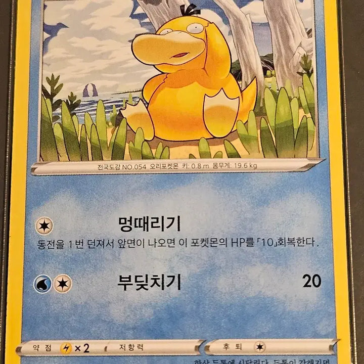 [BUNJANG] Pokemon Golduck Trading Card / 포켓몬 카드 고라파덕, 골덕