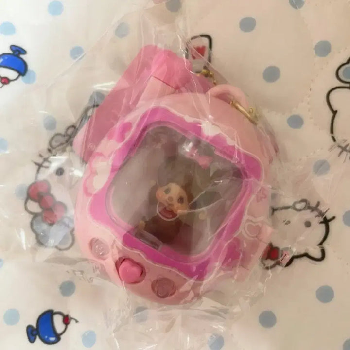 [BUNJANG] Monchhichi Tamagotchi Keychain / 몬치치 다마고치 키링