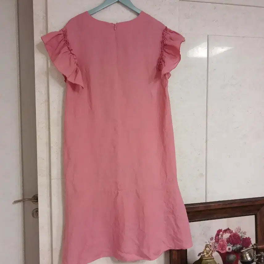 [BUNJANG] G Goc Frill Linen Long Dress / 지컷 프릴 린넨 롱원피스