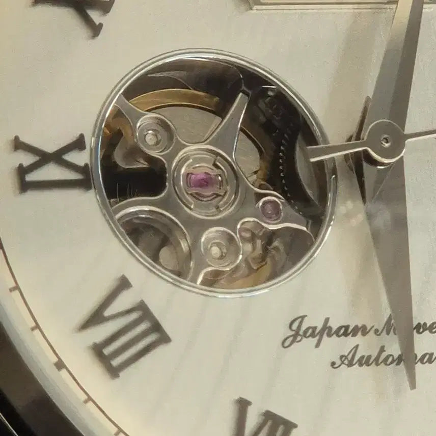 [BUNJANG] Andrew &amp; Co WALES AC602S-A Automatic Leather Watch / Andrew &amp; Co 오토매틱 시계 새상품