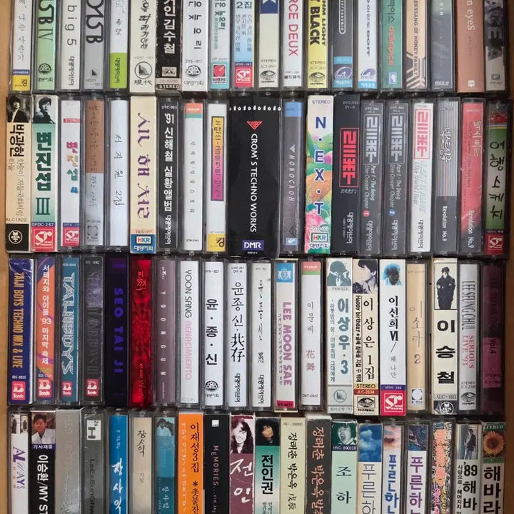[BUNJANG] Korean Pop Cassette Tape Collection - 1980s-1990s Hits / 가요 카세트테입2 015B 신해철 넥스트 전람회 듀스 이상우 이문세