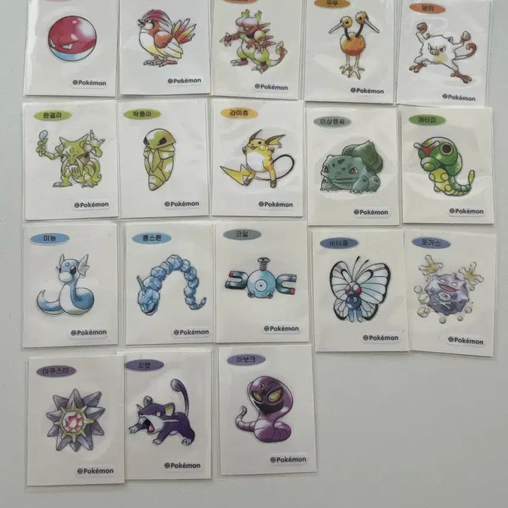 [BUNJANG] Pokemon 30th Anniversary Artworks TTIBS Trading Stickers / 포켓몬 30주년 아트웍 띠부씰