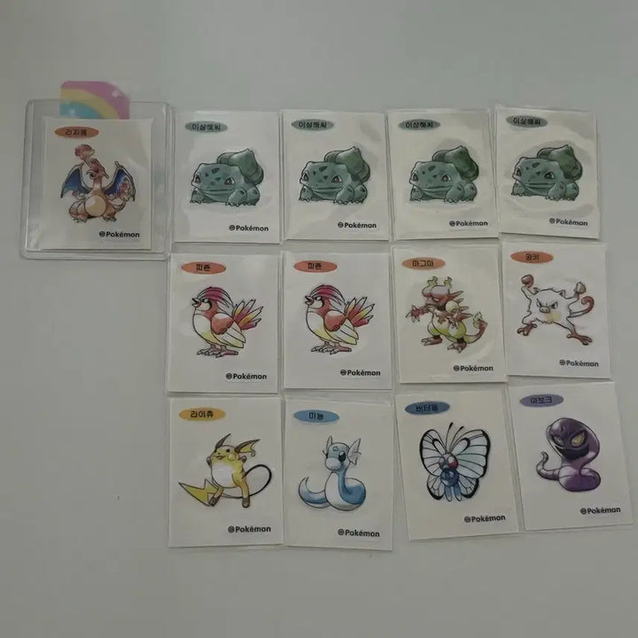 [BUNJANG] Pokemon 30th Anniversary Artworks TTIBS Trading Stickers / 포켓몬 30주년 아트웍 띠부씰