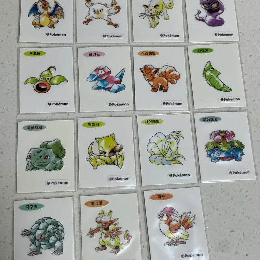 [BUNJANG] Pokemon 30th Anniversary Artworks TTIBS Trading Stickers / 포켓몬 30주년 아트웍 띠부씰