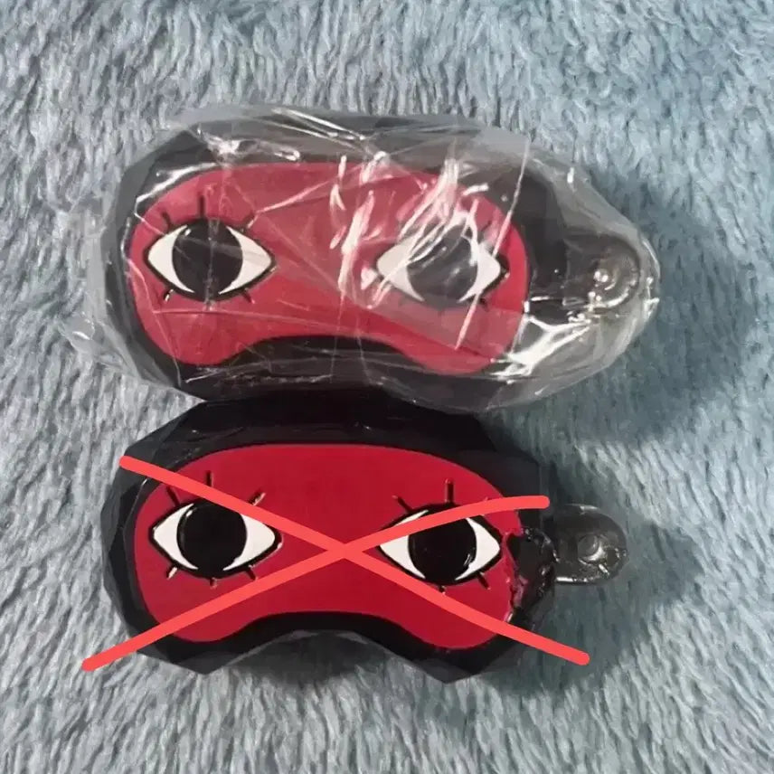 [BUNJANG] Gintama Okita Sougo Eye Mask Classic Keyring Charm / 은혼 오키타 소고 안대 고전 키링 크리스탈 가챠