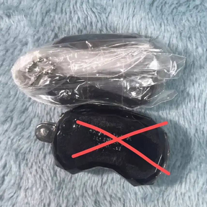 [BUNJANG] Gintama Okita Sougo Eye Mask Classic Keyring Charm / 은혼 오키타 소고 안대 고전 키링 크리스탈 가챠