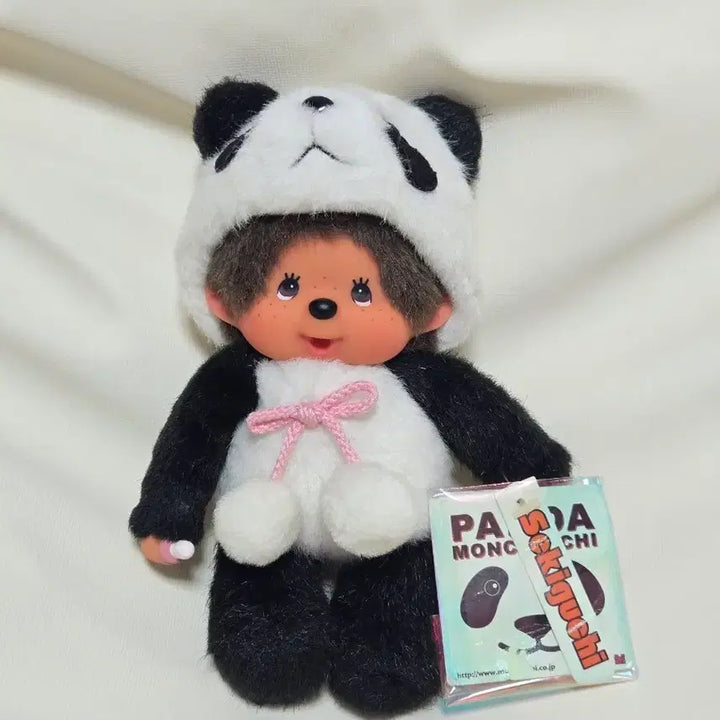 [BUNJANG] Vintage Monchhichi Panda Plush / 몬치치 동물 고전 판다 팬더
