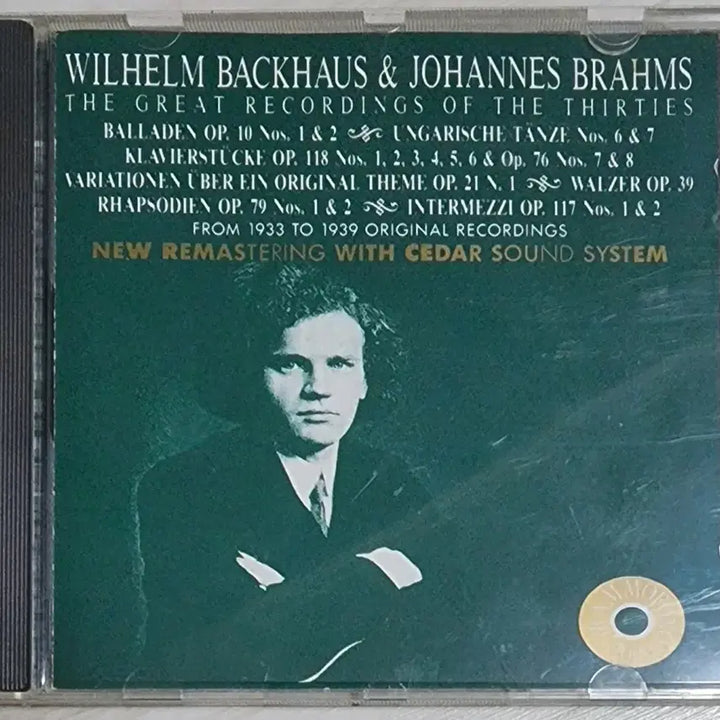 [BUNJANG] Wilhelm Backhaus Plays Brahms Piano Works CD (Imported) / [CD] 빌헬름 바크하우스 연주 브람스 피아노곡 |수입반