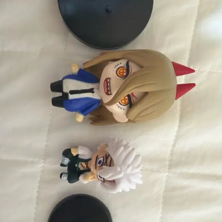 [BUNJANG] Chainsaw Man Power &amp; Demon Slayer Sanemi Chibi Style Figures (Set) / 오늘만!!일괄 5천원!!) 체인소맨 파워 귀멸의칼날 사네미 피규어