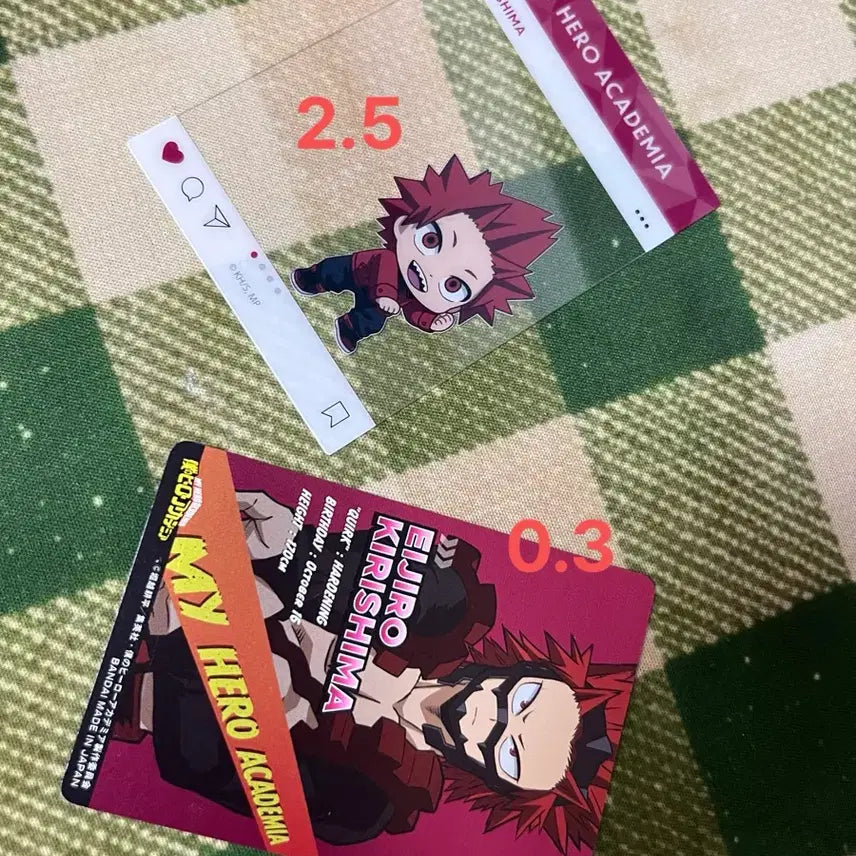 [BUNJANG] Kirishima Tokyo Tower Collaboration Cafe Exclusive Clear Card &amp; Metal Card / 키리시마 도쿄타워 콜라보카페 특전 클리어카드 히로아카 나히아 메탈카드