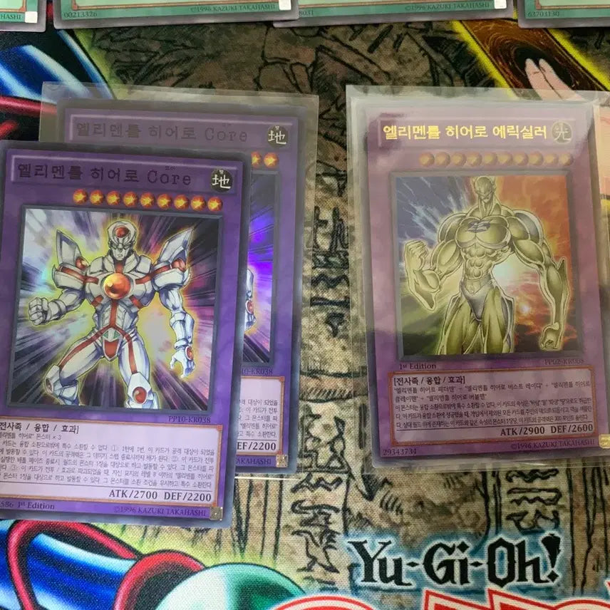 [BUNJANG] Yu-Gi-Oh! Elemental Hero &amp; Other Hero GX Cards Bundle Set / 유희왕 엘리멘틀 히어로, 기타 히어로, gx카드 일괄