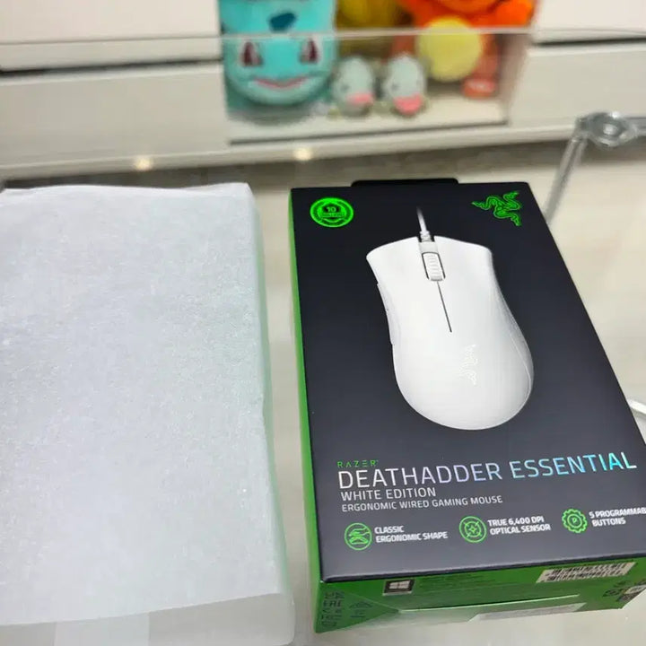 [BUNJANG] Razer DeathAdder Essential Wired Gaming Mouse Black/White (Sealed) / (미개봉) 레이저 데스에더 에센셜 유선 게이밍 마우스 블랙 화이트