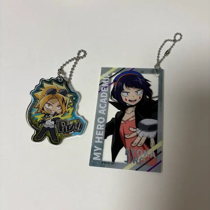 [BUNJANG] My Hero Academia Kaminari Jiro Acrylic Keyring Set / (일괄) 나히아 히로아카 굿즈 카미나리 지로 아크릴 피타 키링